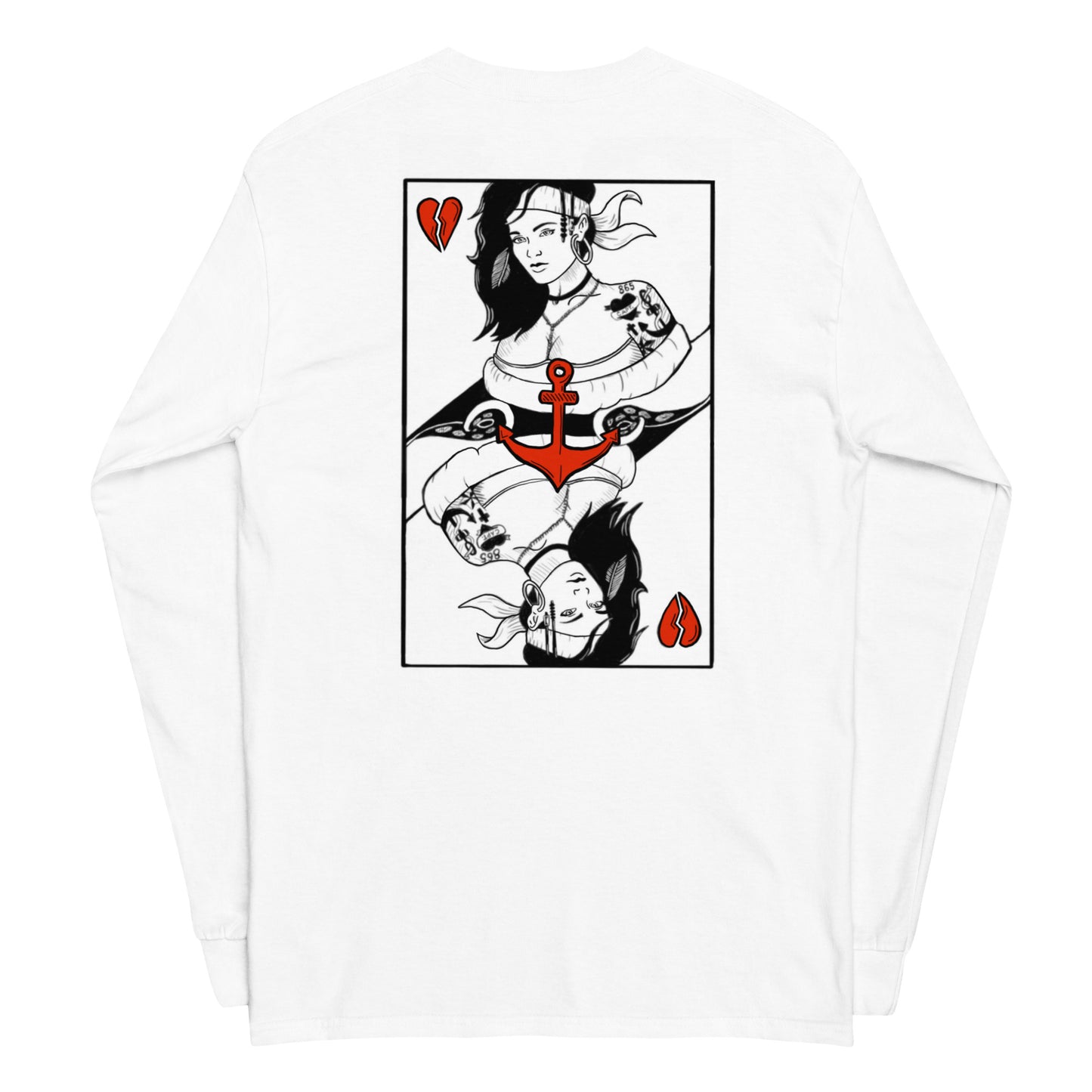 Pirate Music Long Sleeve Shirt (White)